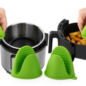 5 Mini Silicone Pinch Oven Mitts Compact Heat Resistant Cooking Grippers For Instant Pot And Air Fryer Trays